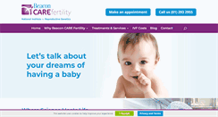 Desktop Screenshot of beaconcarefertility.ie